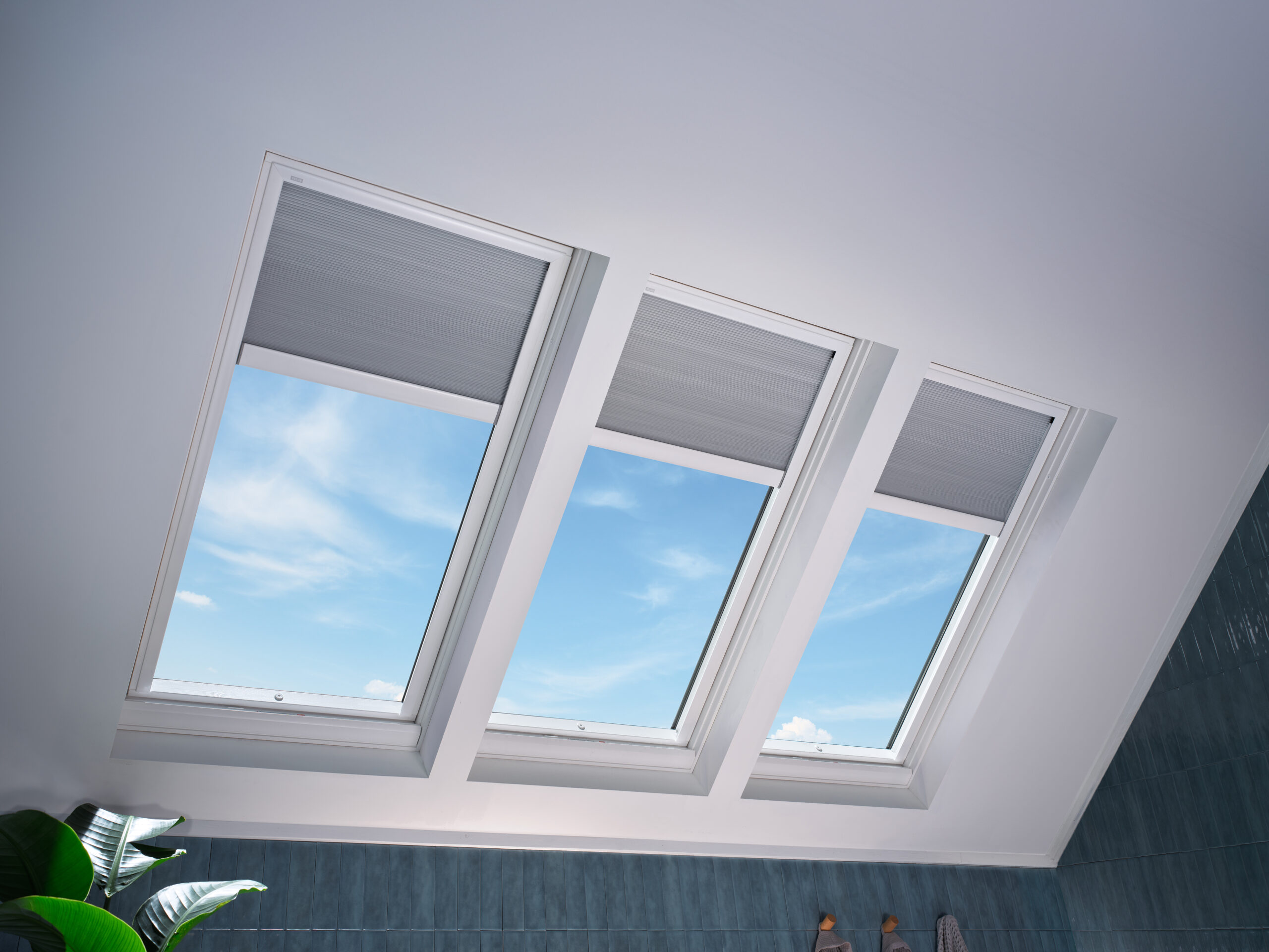 Great Indoors skylight system above bathtub elevating daylight and ventilation in architectural bathroom design